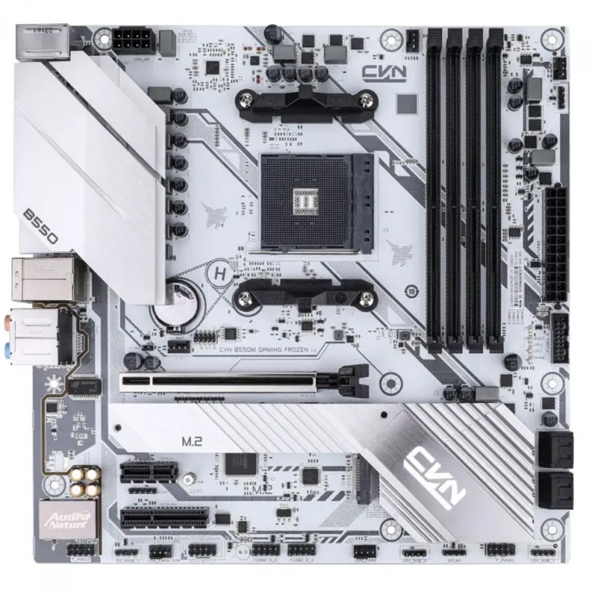 Placa Mãe Colorful CVN B550M Gaming Frozen V15, Chipset B550, AMD AM4, MATX, DDR4, Branco