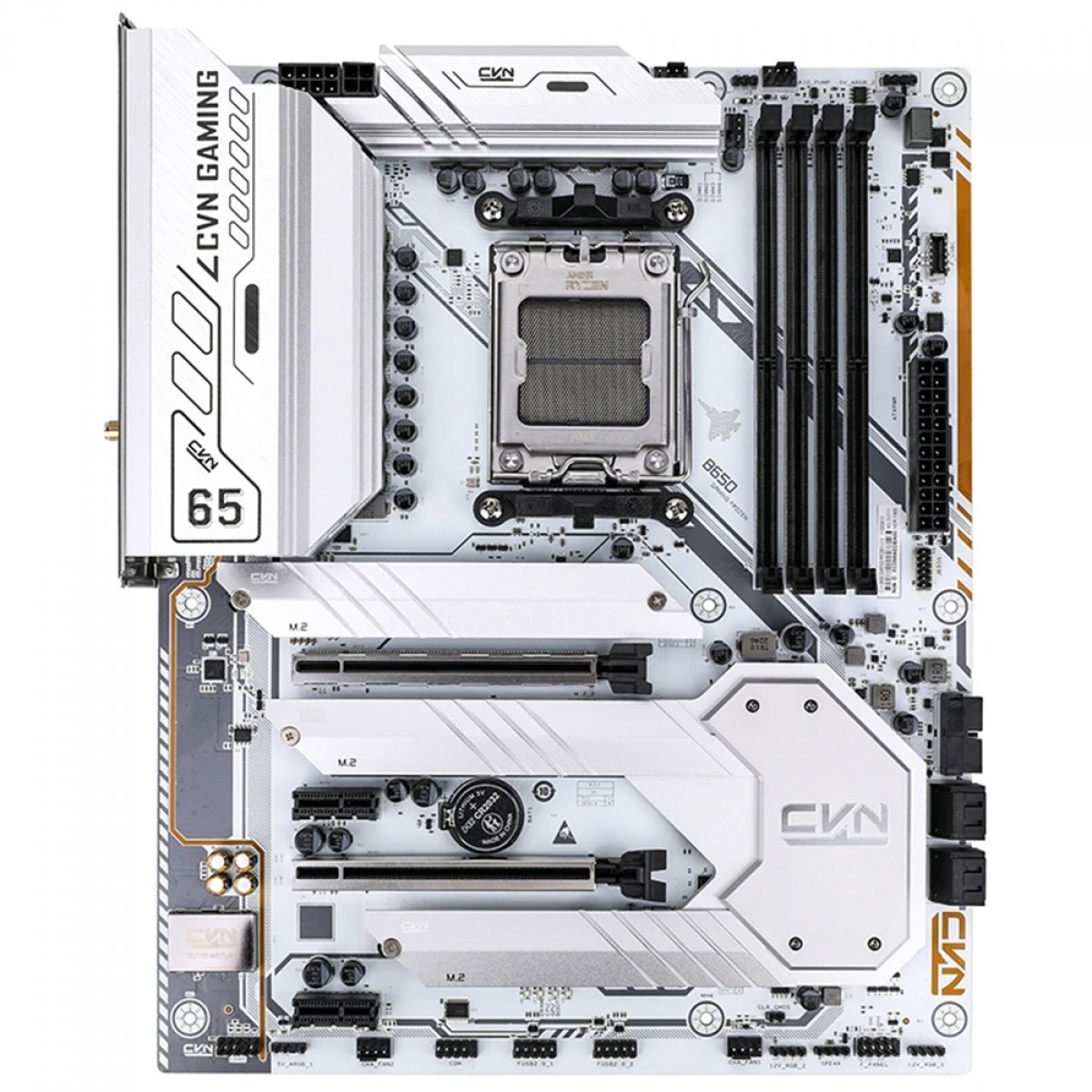 Placa Mãe Colorful CVN B650 Gaming Frozen V14, Chipset B650, AMD AM5, ATX, DDR5, Branco