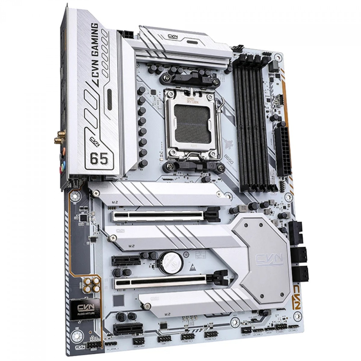 Placa Mãe Colorful CVN B650 Gaming Frozen V14, Chipset B650, AMD AM5, ATX, DDR5, Branco