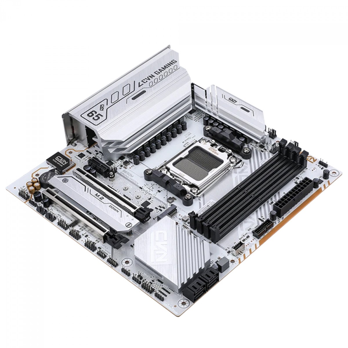 Placa Mãe Colorful CVN B650M Gaming Frozen V14, Chipset B650, AMD AM5, MATX, DDR5, Branco