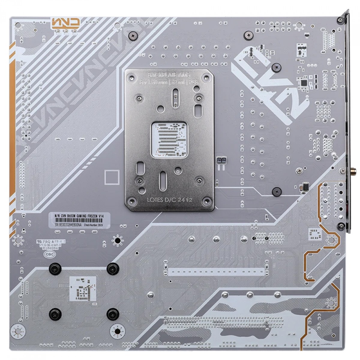 Placa Mãe Colorful CVN B650M Gaming Frozen V14, Chipset B650, AMD AM5, MATX, DDR5, Branco