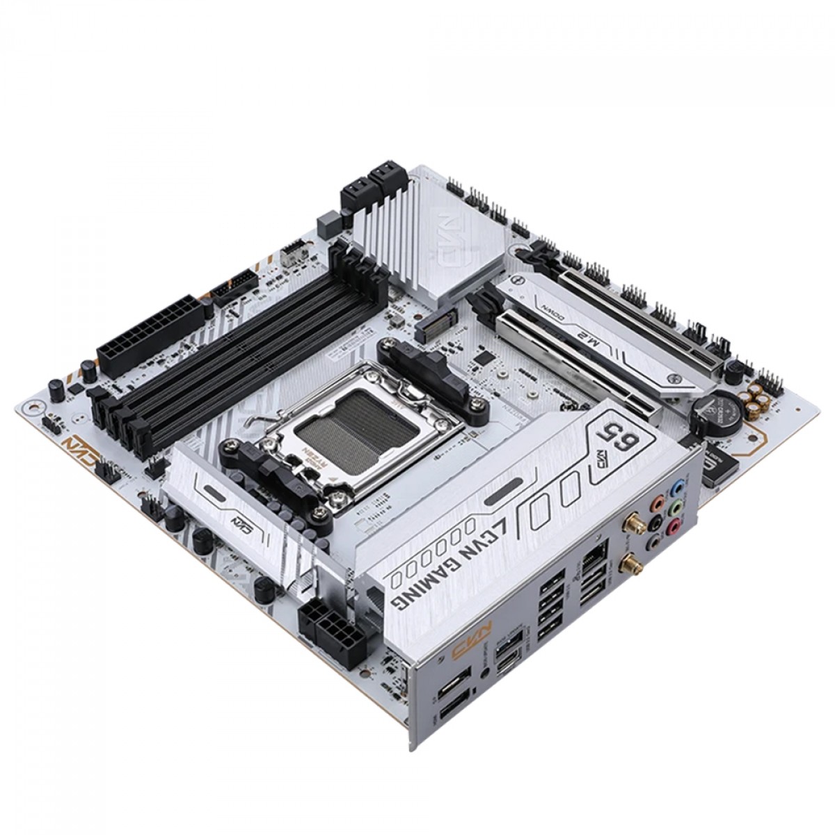Placa Mãe Colorful CVN B650M Gaming Frozen V14, Chipset B650, AMD AM5, MATX, DDR5, Branco