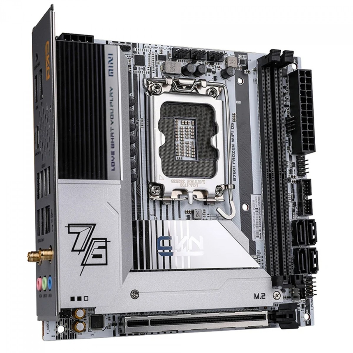 Placa Mãe Colorful CVN B760I Frozen WiFi D5 V20, Chipset B760, Intel LGA 1700, mini-ITX, DDR5