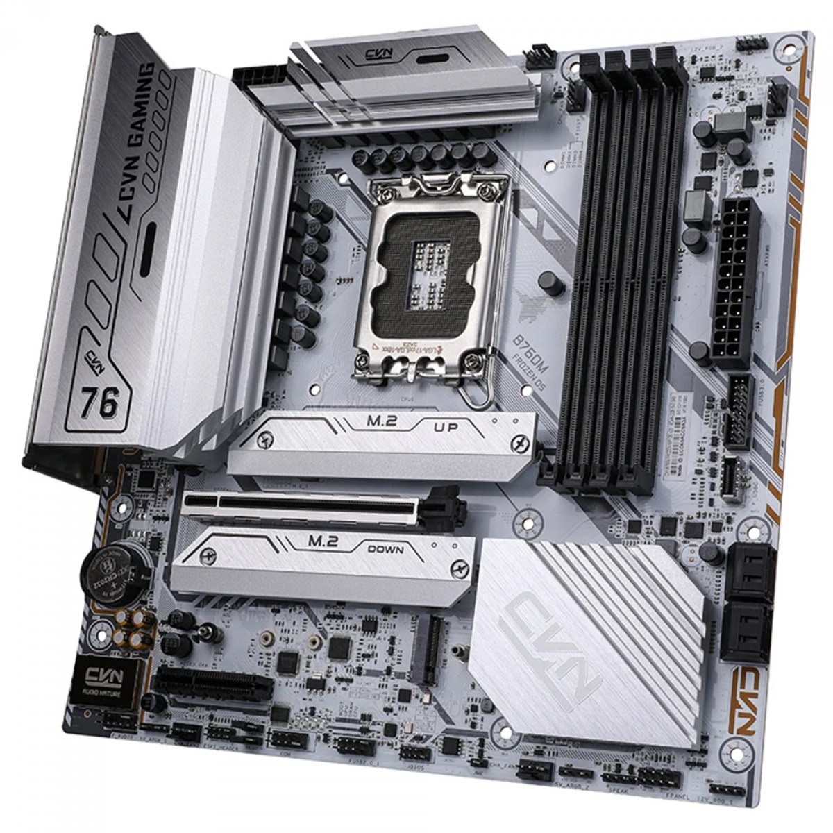 Placa Mãe Colorful CVN B760M Frozen WiFi D5 V20, Chipset B760, Intel LGA 1700, MATX, DDR5