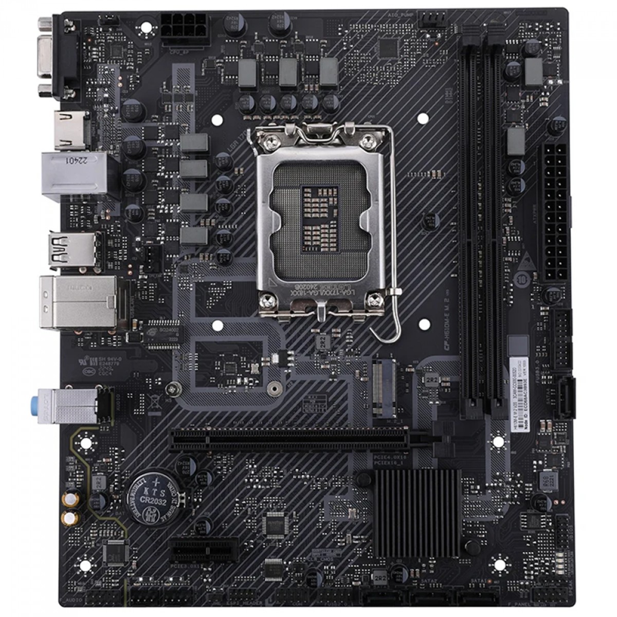 Placa Mãe Colorful H610M-E M.2 V20, Chipset H610, Intel LGA 1700, MATX, DDR4