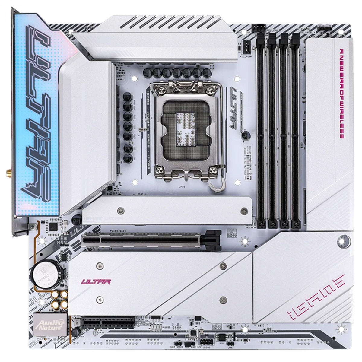 Placa Mãe Colorful iGame B760M ULTRA Z D5 V20, Chipset B760, Intel LGA 1700, MATX, DDR5, Branco
