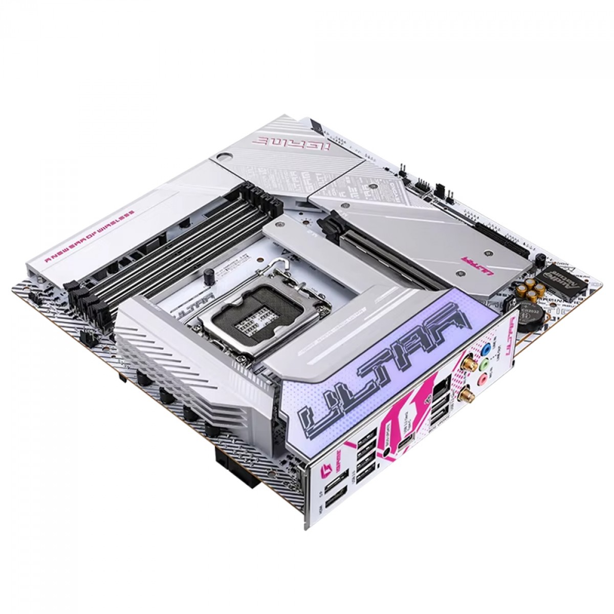 Placa Mãe Colorful iGame B760M ULTRA Z D5 V20, Chipset B760, Intel LGA 1700, MATX, DDR5, Branco