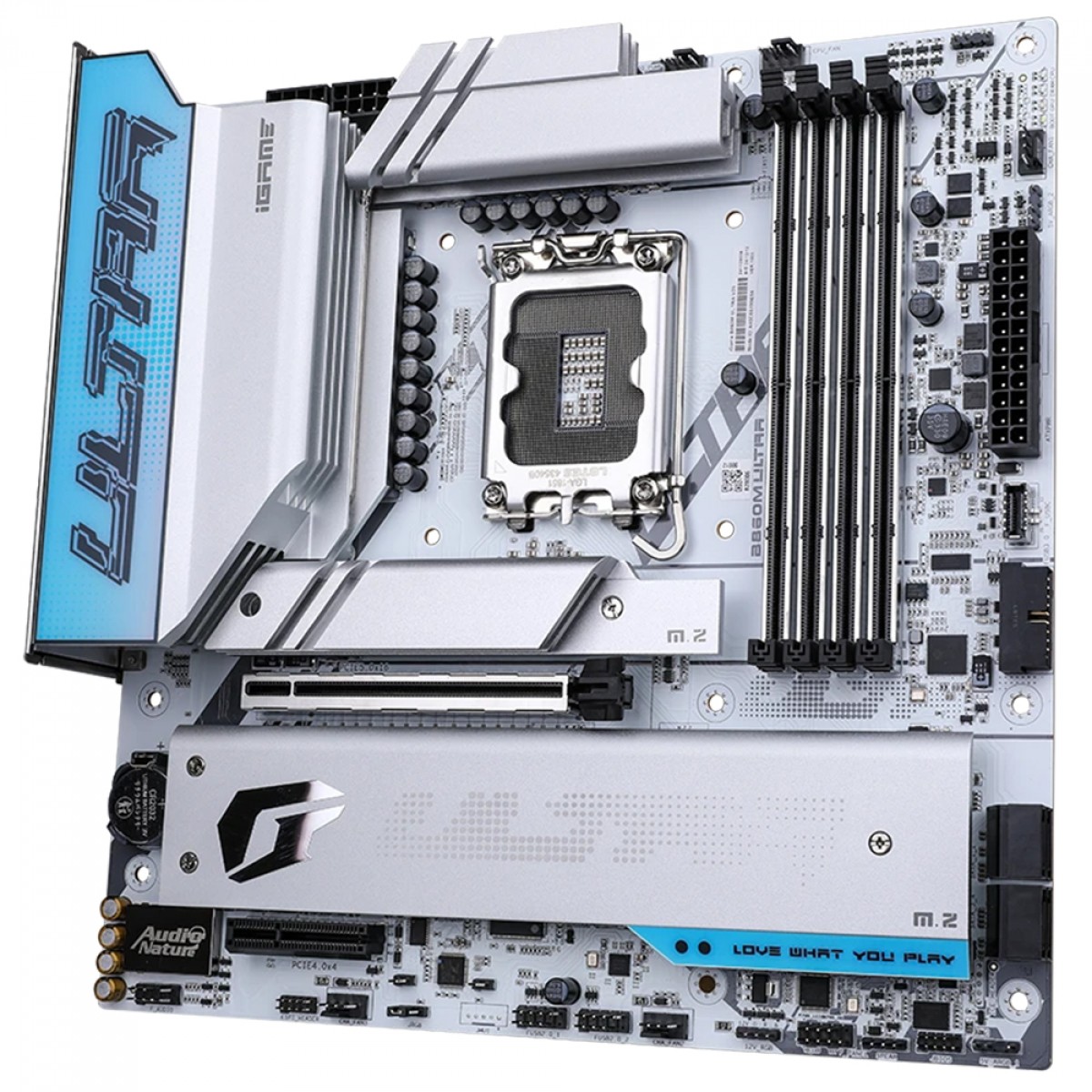 Placa Mãe Colorful iGame B860M Ultra V20, Chipset B860, Intel LGA 1851, MATX, WiFi 7, DDR5