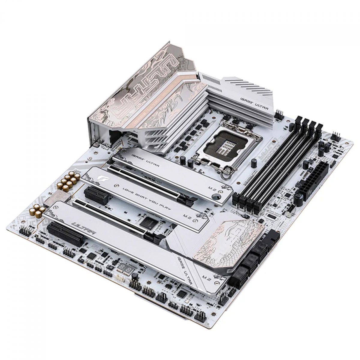 Placa Mãe Colorful iGame Z790D5 Loong Edition V20, Chipset Z790, Intel LGA 1700, ATX, DDR5, Branco
