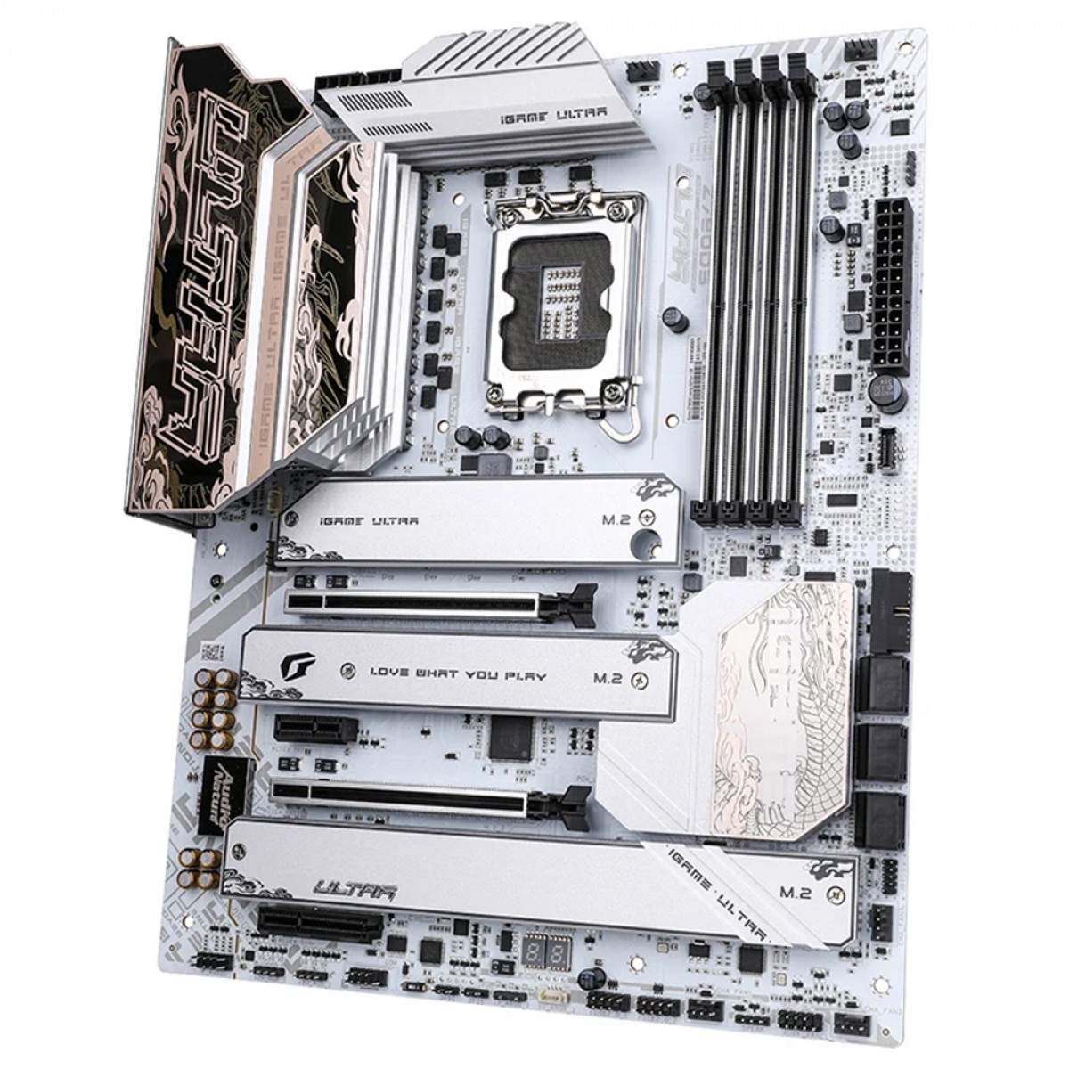Placa Mãe Colorful iGame Z790D5 Loong Edition V20, Chipset Z790, Intel LGA 1700, ATX, DDR5, Branco