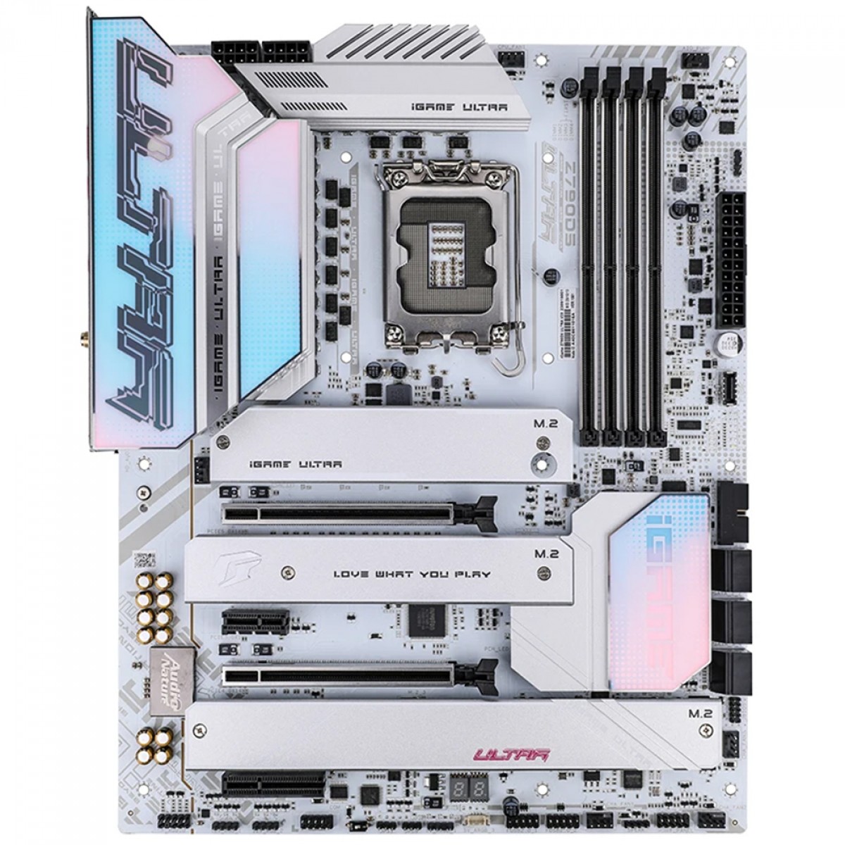 Placa Mãe Colorful iGame Z790D5 ULTRA V20, Chipset Z790, Intel LGA 1700, ATX, DDR5, Branco
