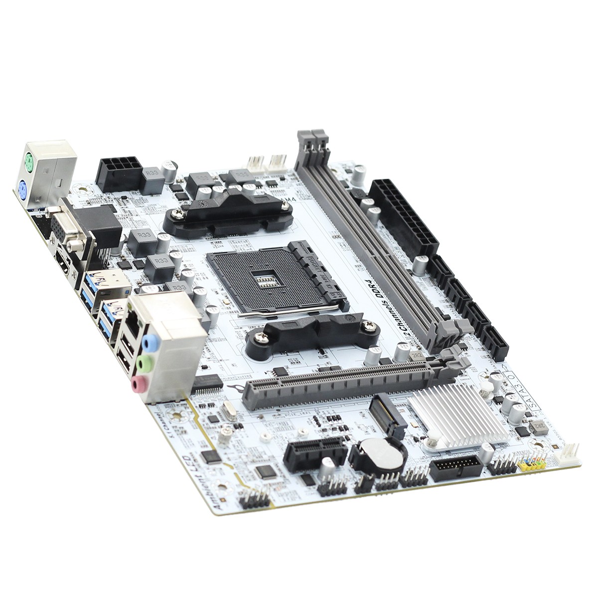 Placa Mãe Duex A520ZG, Chipset A520, AMD AM4, MATX, DDR4