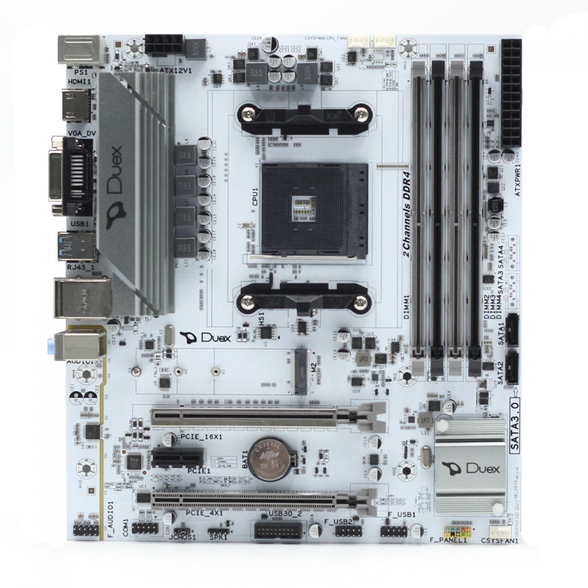 Placa Mãe Duex A520ZG PRO, Chipset A520, AMD AM4, MATX, DDR4