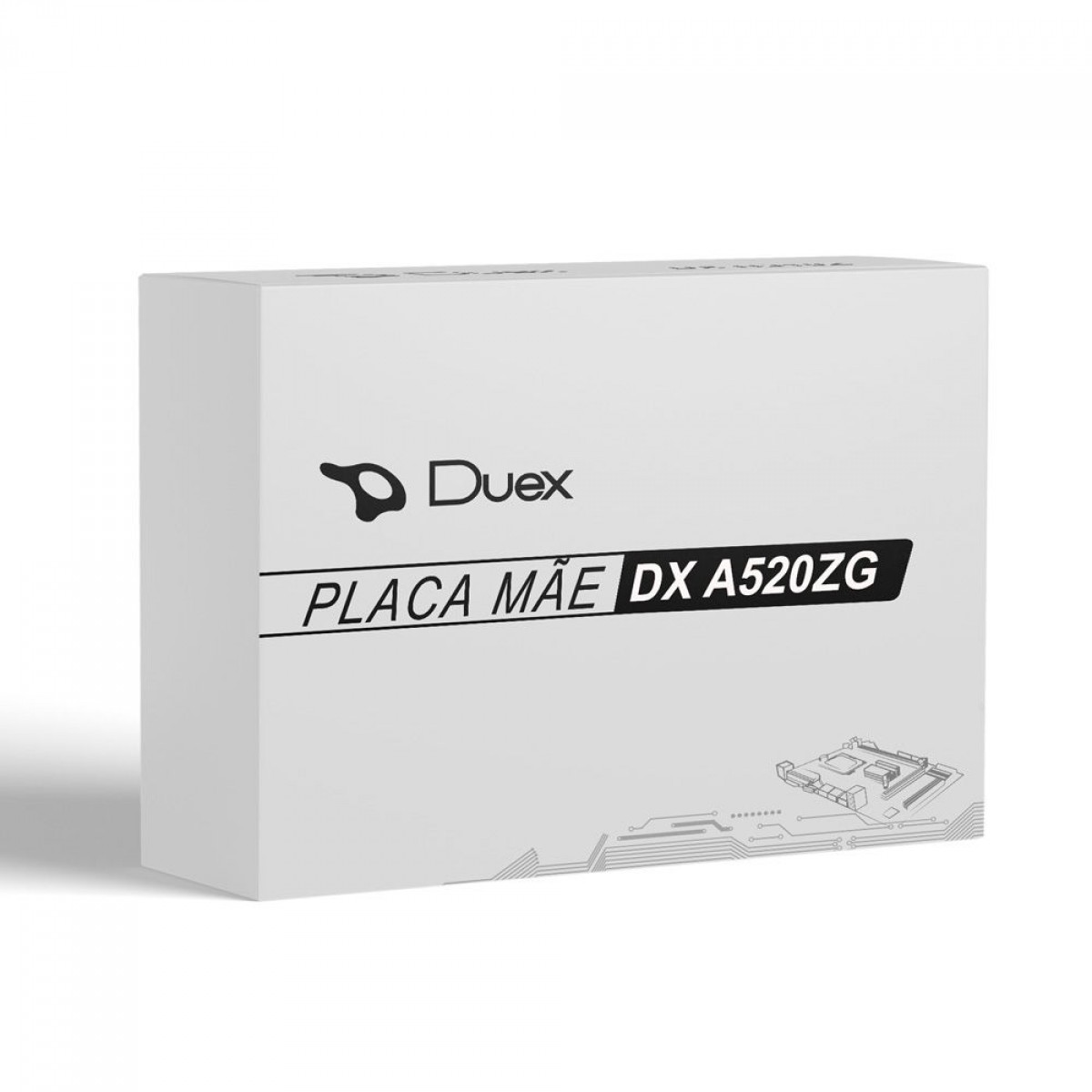 Placa Mãe Duex A520ZG PRO, White, Chipset A520, AMD AM4, MATX, DDR4