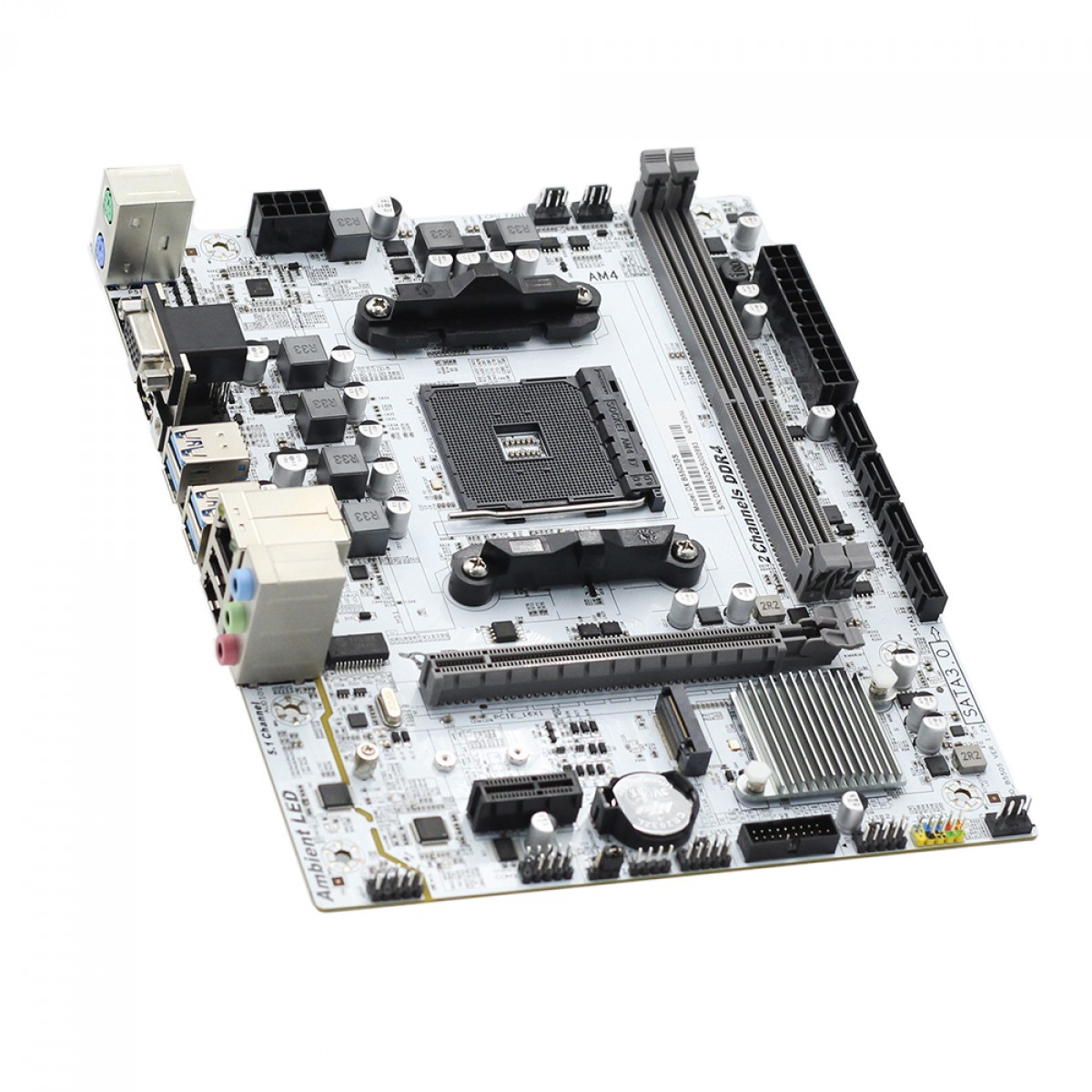 Placa Mãe Duex B550ZGS M2, Chipset B550, AMD AM4, MATX, DDR4, DXB550ZGS000993