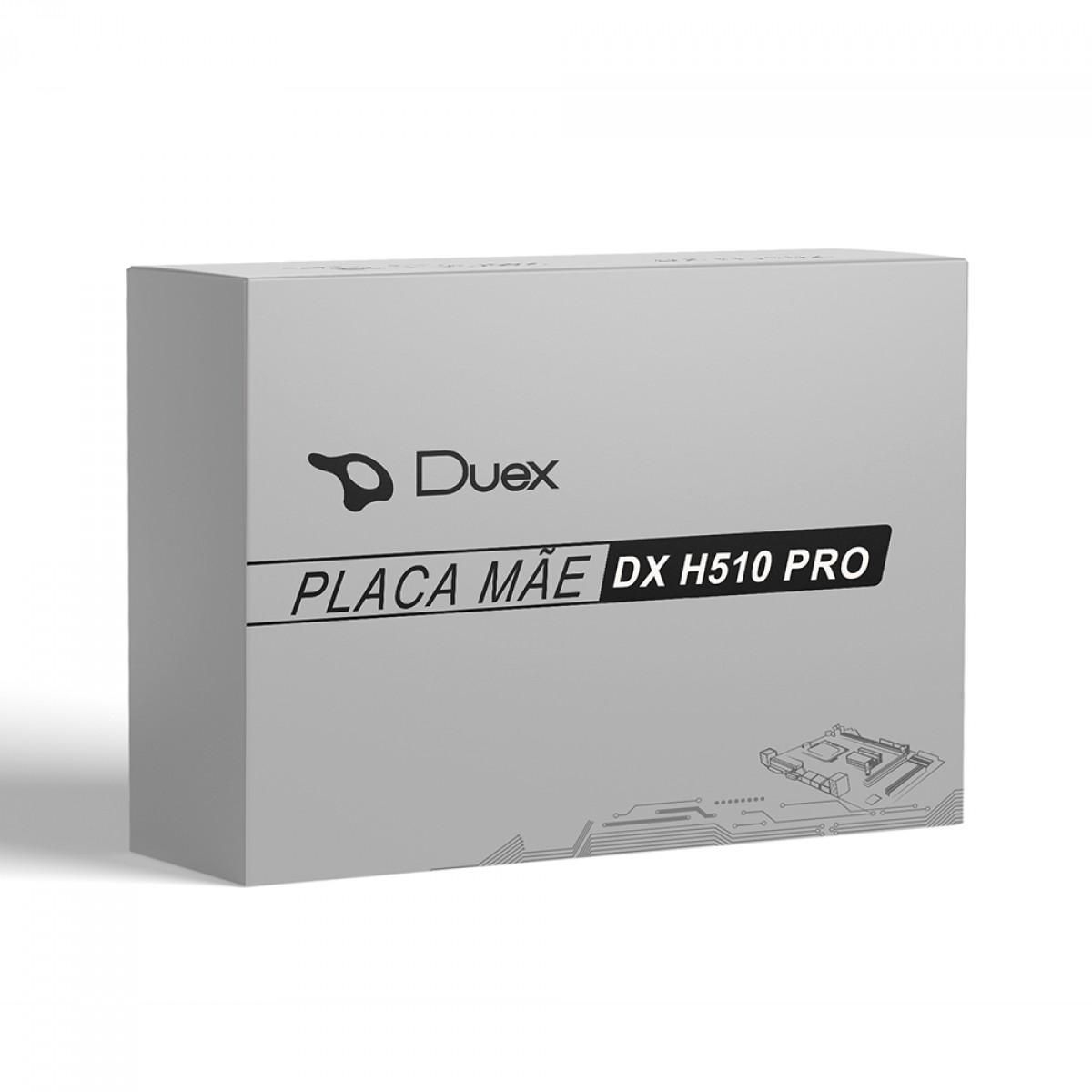Placa Mãe Duex DX-H510ZG, Branca, Chipset H510, Intel LGA 1200, MATX, DDR4 
