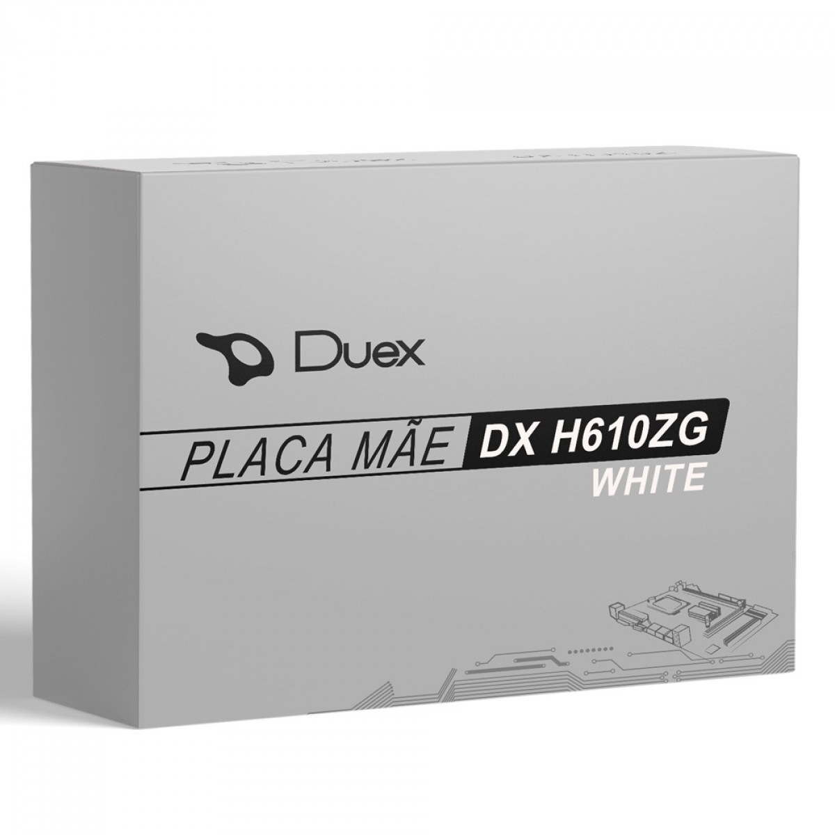 Placa Mãe Duex DX-H610ZG M2, White, Chipset H610, Intel LGA 1700, MATX, DDR4 