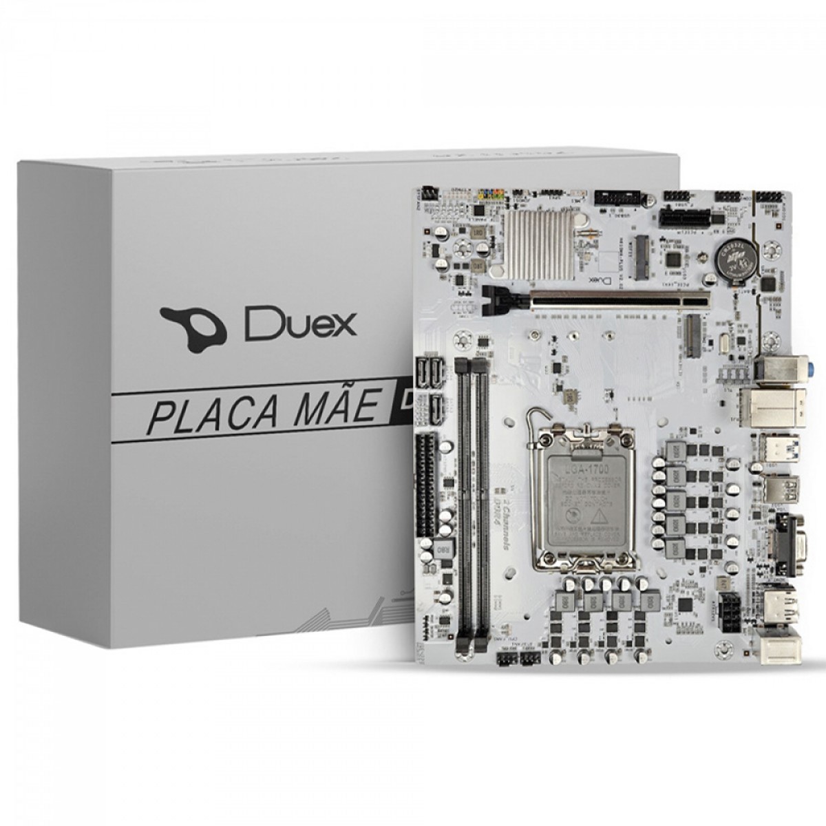 Placa Mãe Duex DX-H610ZG PRO, Chipset H610, Intel LGA 1700, MATX, DDR4 
