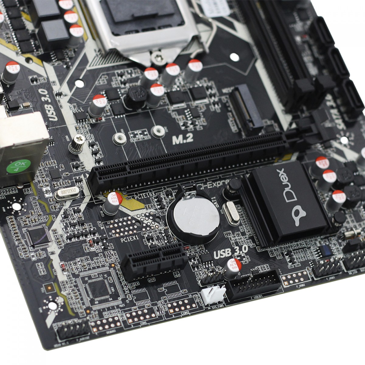 Placa Mãe Duex DXH510S, Chipset H510, Intel LGA 1200, MATX, DDR4