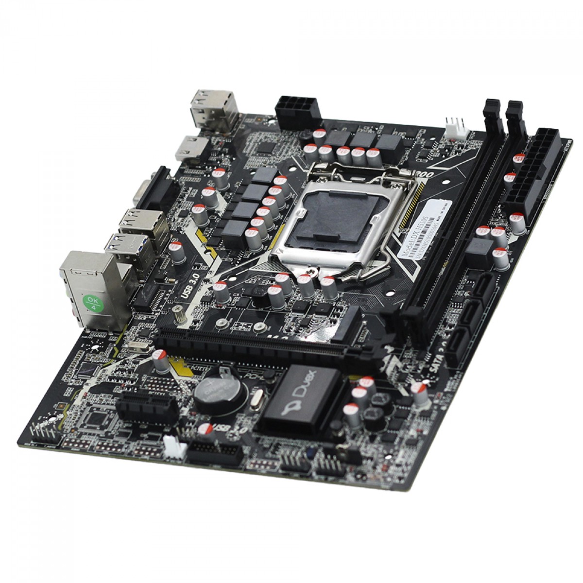 Placa Mãe Duex DXH510S, Chipset H510, Intel LGA 1200, MATX, DDR4