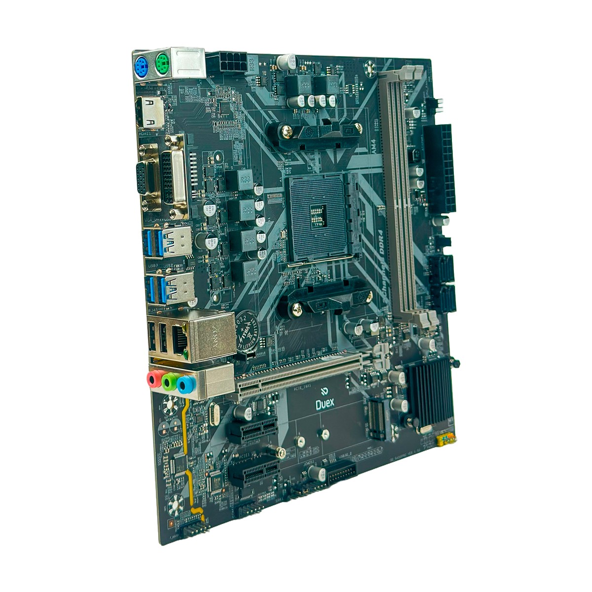 Placa Mãe Duex DXMBB450G, Chipset B450, AMD AM4, MATX, DDR4