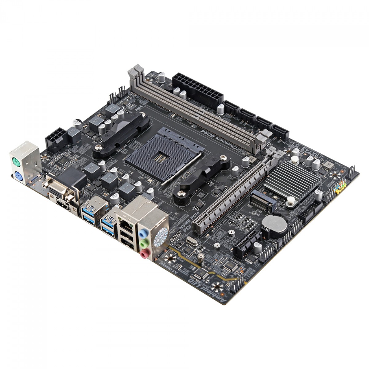 Placa Mãe Duex DXMBB550G, Chipset B550, AMD AM4, MATX, DDR4