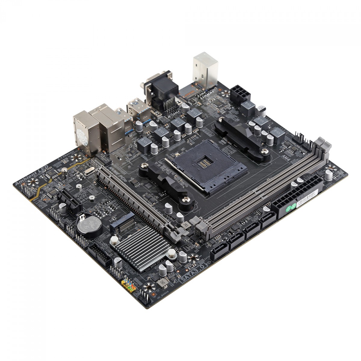 Placa Mãe Duex DXMBB550G, Chipset B550, AMD AM4, MATX, DDR4