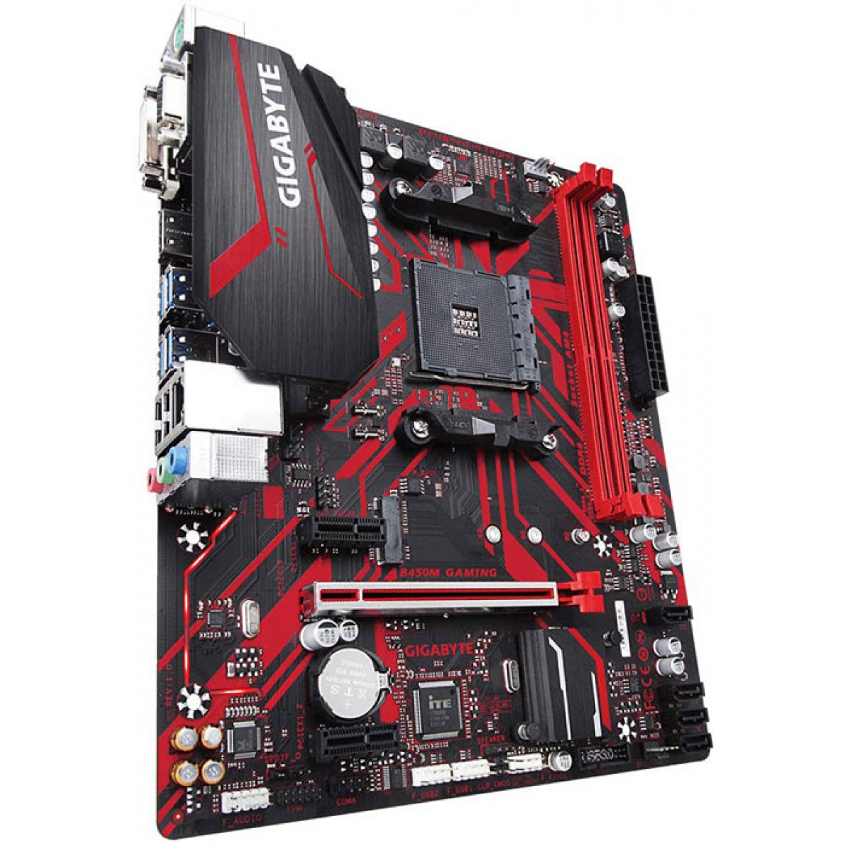 Placa Mãe Gigabyte B450M Gaming, Chipset B450, AMD AM4, mATX, DDR4