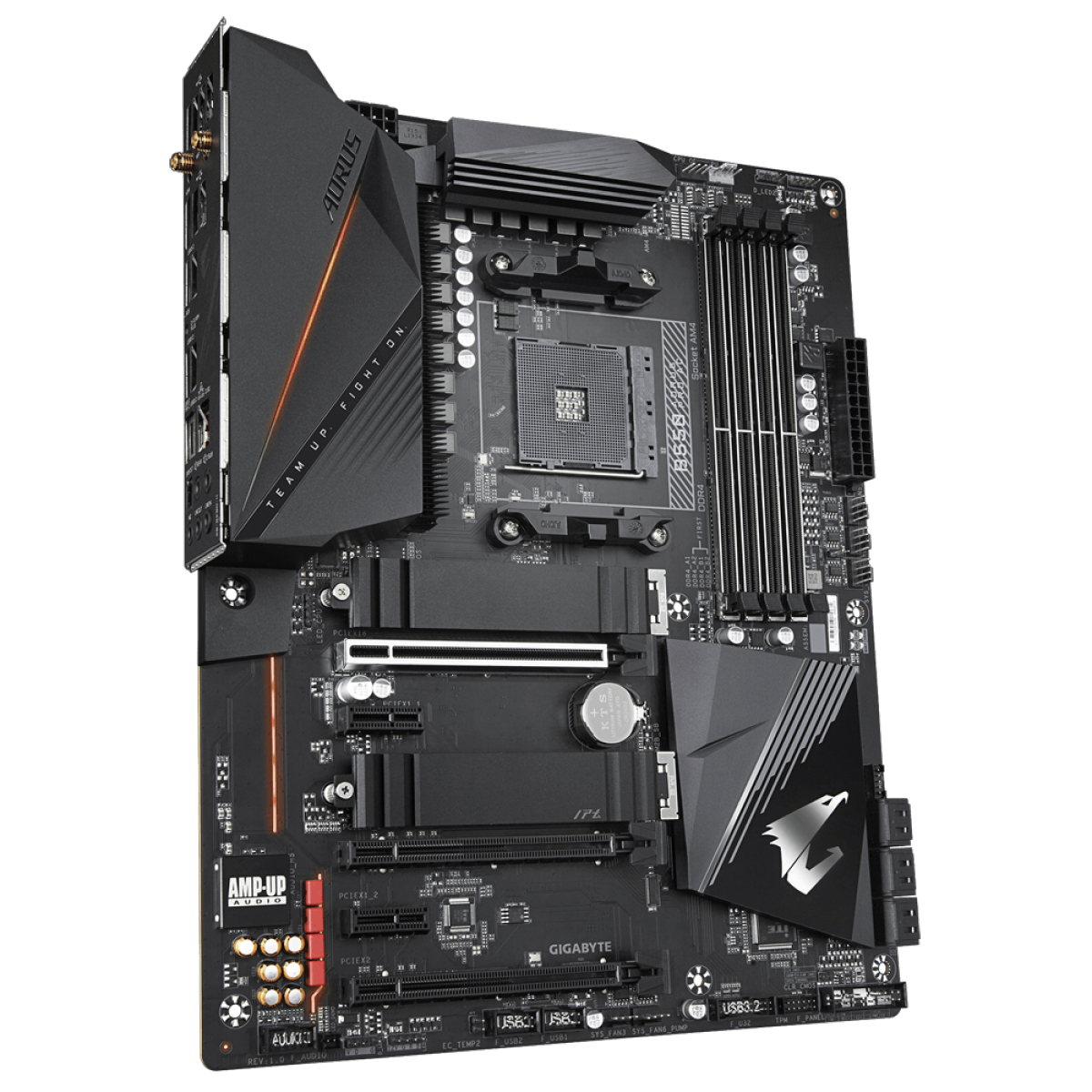 Placa Mãe Gigabyte B550 AORUS PRO AC, Chipset B550, AMD AM4, ATX, DDR4, B550 AORUS PRO AC