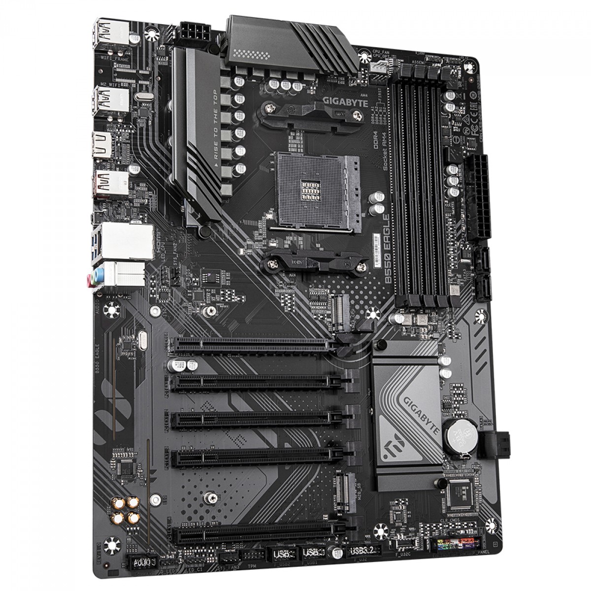Placa Mãe Gigabyte B550 Eagle WiFi6, Chipset B550, AMD AM4, ATX, DDR4