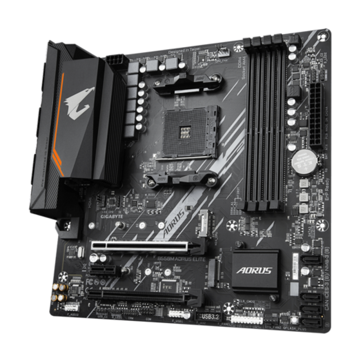 Placa Mãe Gigabyte B550M AORUS Elite, Chipset B550, AMD AM4, mATX, DDR4