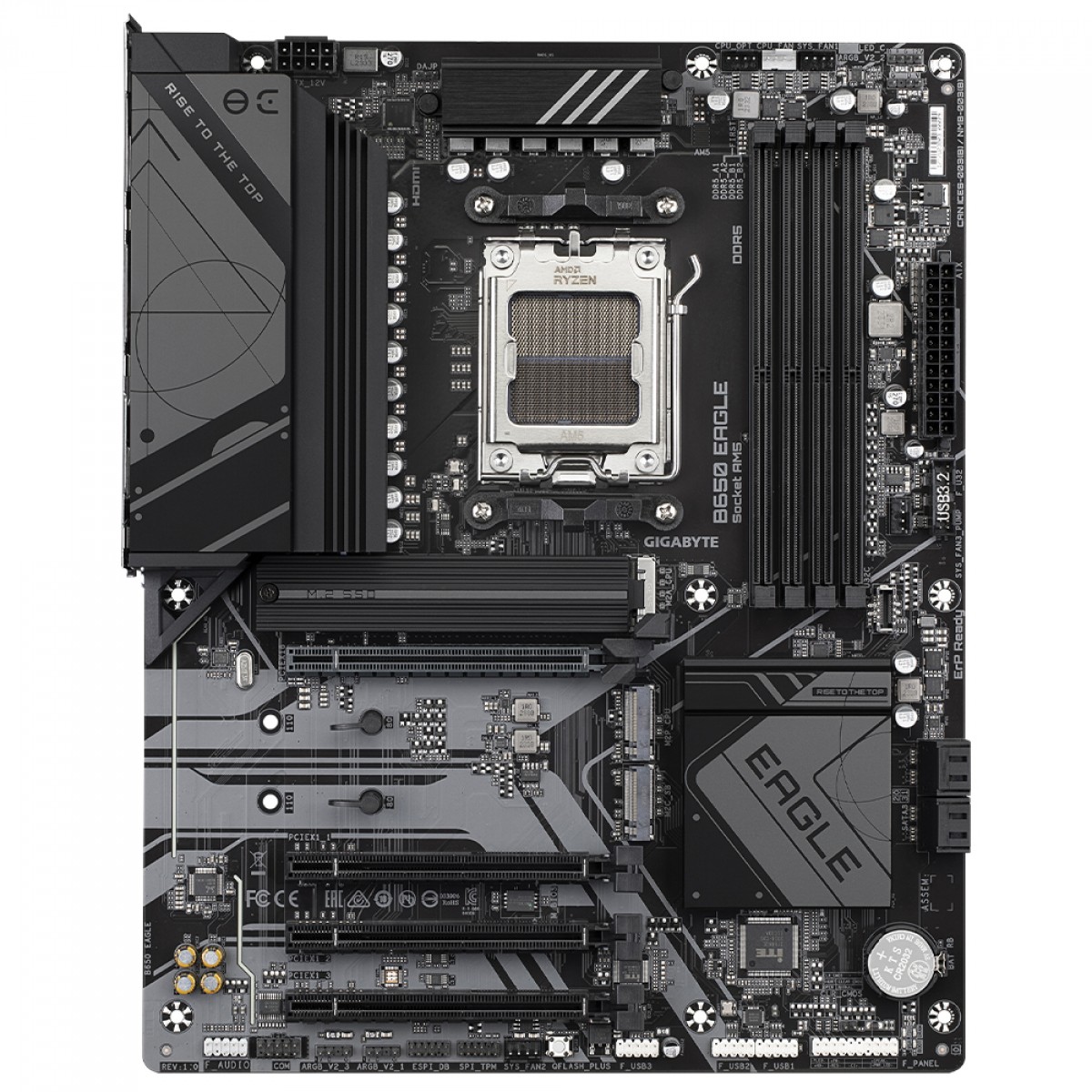 Placa Mãe Gigabyte B650 EAGLE, Chipset B650, AMD AM5, ATX, DDR5