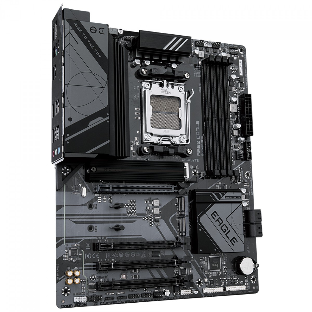 Placa Mãe Gigabyte B650 EAGLE, Chipset B650, AMD AM5, ATX, DDR5