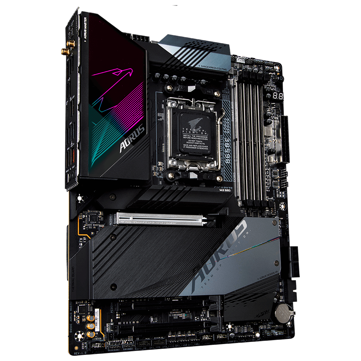 Placa Mãe Gigabyte B650E AORUS MASTER, Chipset B650, AMD AM5, ATX, DDR5