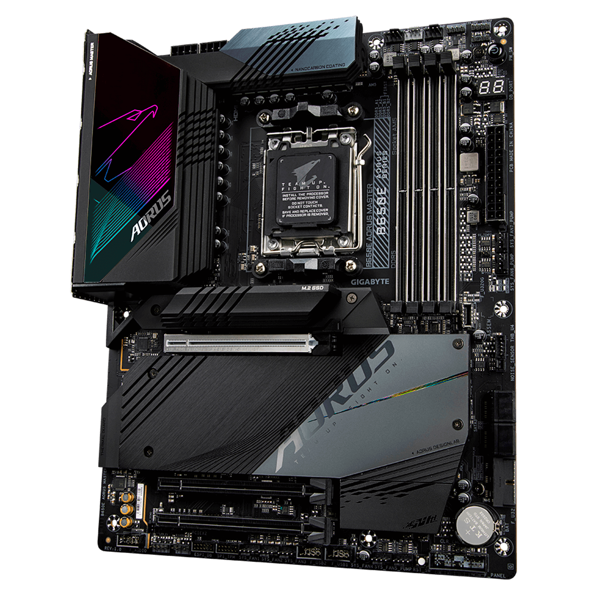 Placa Mãe Gigabyte B650E AORUS MASTER, Chipset B650, AMD AM5, ATX, DDR5