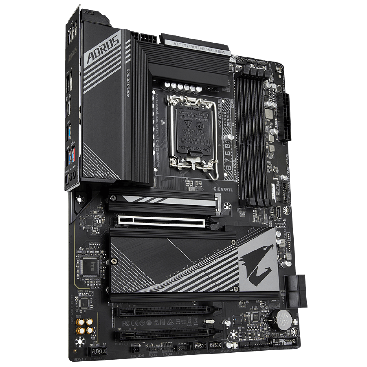 Placa Mãe Gigabyte B760 AORUS ELITE, Chipset B760, Intel LGA 1700, ATX, DDR5