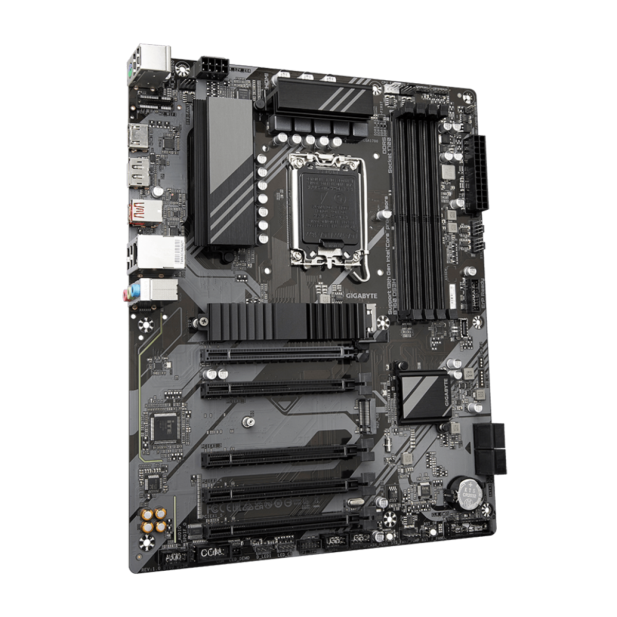 Placa Mãe Gigabyte B760 DS3H, Chipset B760, Intel LGA 1700, ATX, DDR5