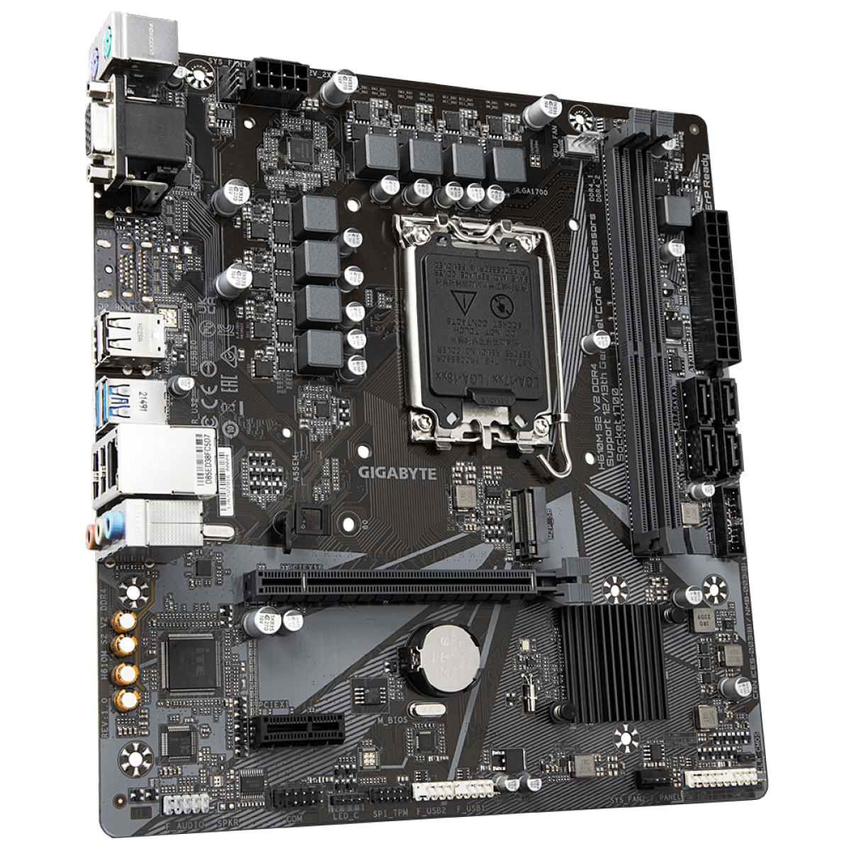 Placa Mãe Gigabyte B760 DS3H, Chipset B760, Intel LGA 1700, ATX, DDR5