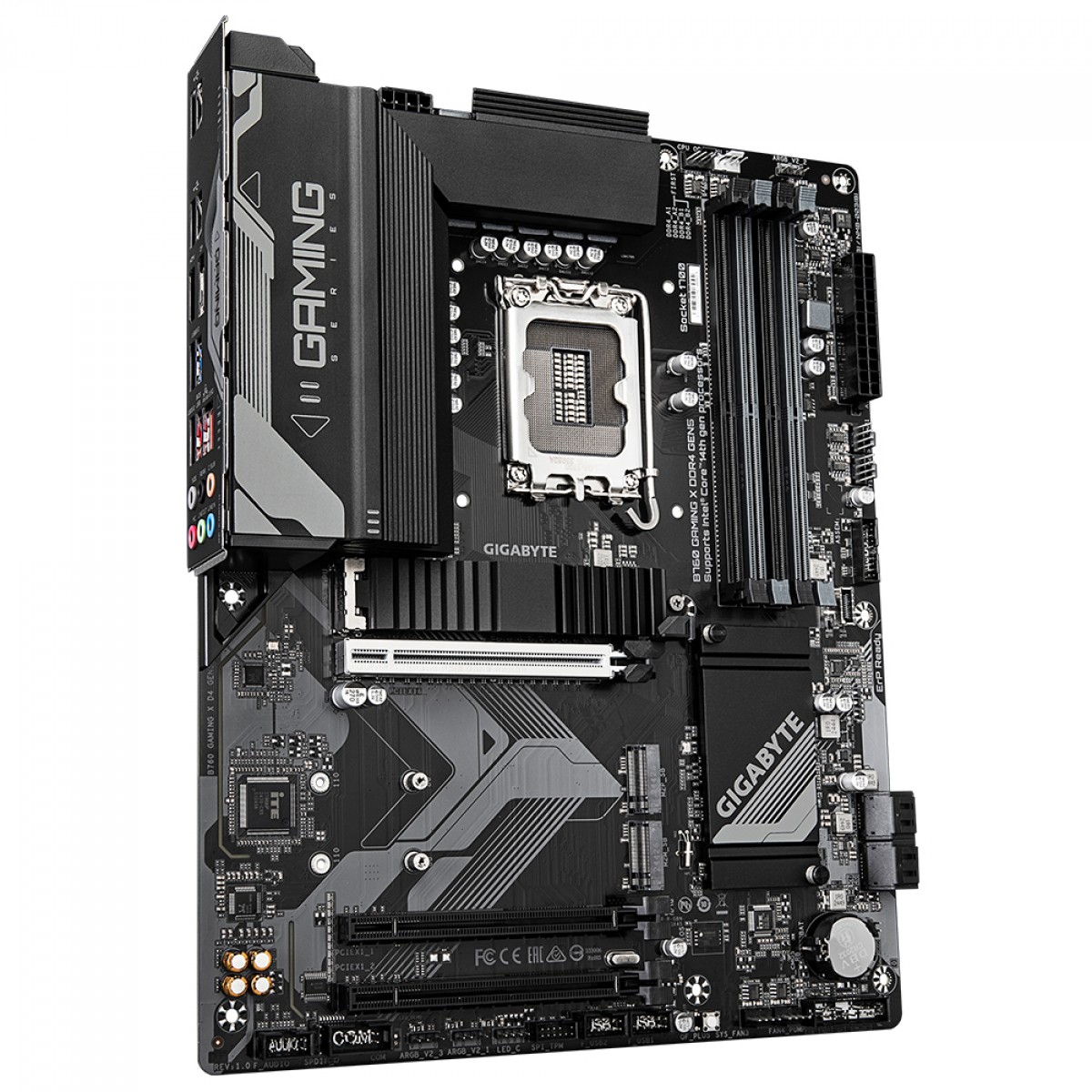 Placa Mãe Gigabyte B760 GAMING X DDR4 GEN5, Chipset B760, Intel LGA 1700, ATX, DDR4