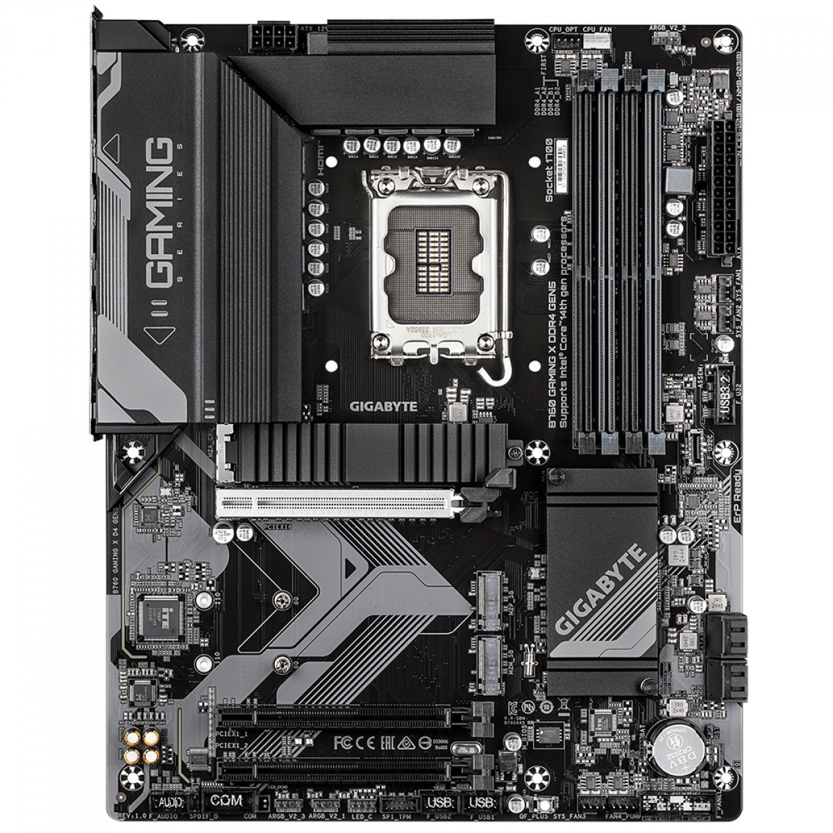 Placa Mãe Gigabyte B760 GAMING X DDR4 GEN5, Chipset B760, Intel LGA 1700, ATX, DDR4