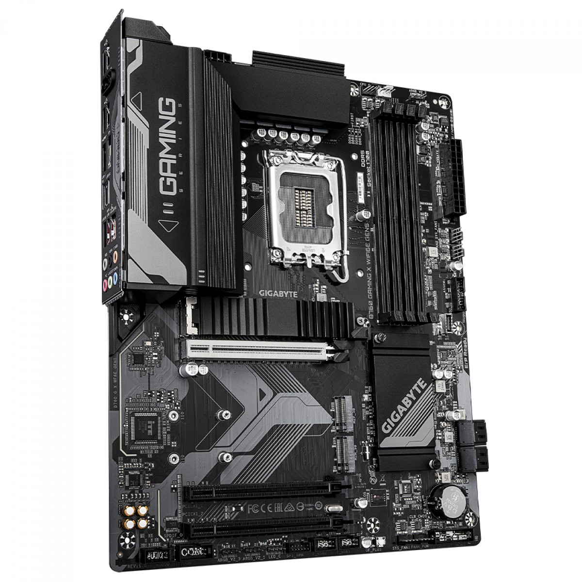 Placa Mãe Gigabyte B760 GAMING X WIFI6E GEN5, Chipset B760, Intel LGA 1700, ATX, DDR5