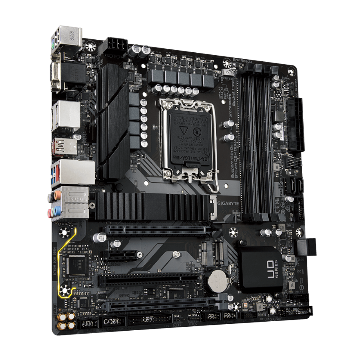 Placa Mãe Gigabyte B760M D3H DDR4, Chipset B760, Intel LGA 1700, M-ATX, DDR4