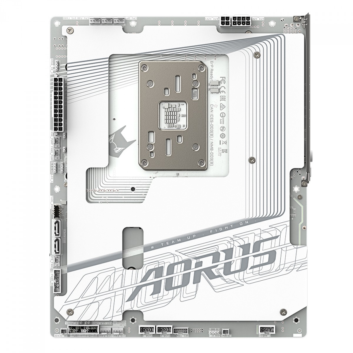 Placa Mãe Gigabyte B850 AORUS STEALTH ICE, Chipset B850, AMD AM5, ATX, DDR5