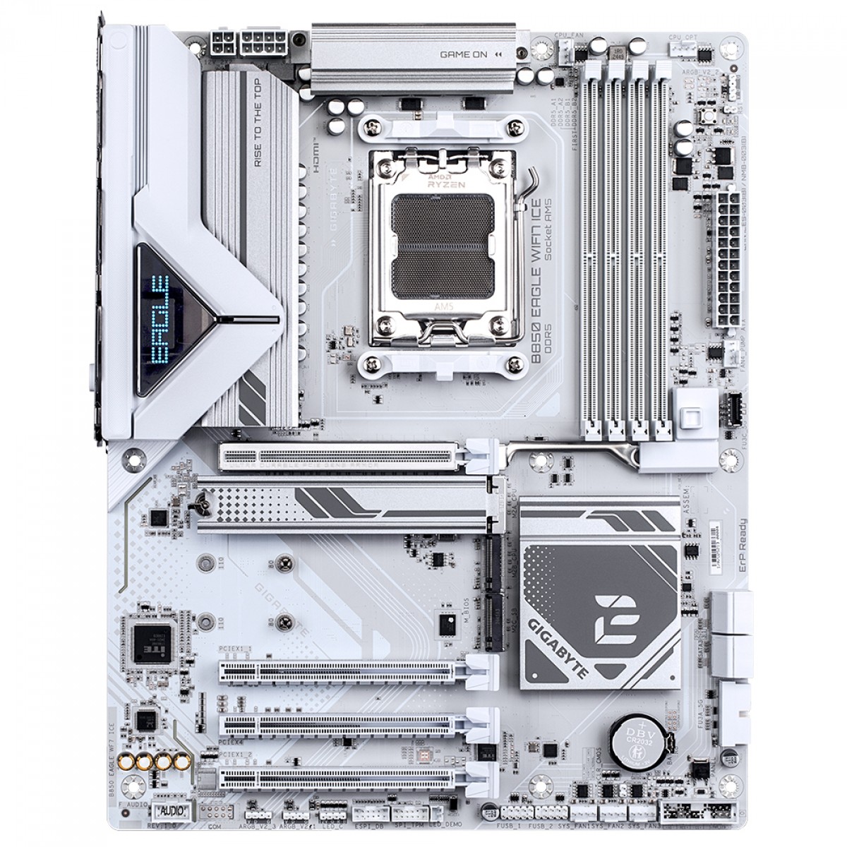 Placa Mãe Gigabyte B850 EAGLE WIFI7 ICE, Chipset B850, AMD AM5, ATX, DDR5