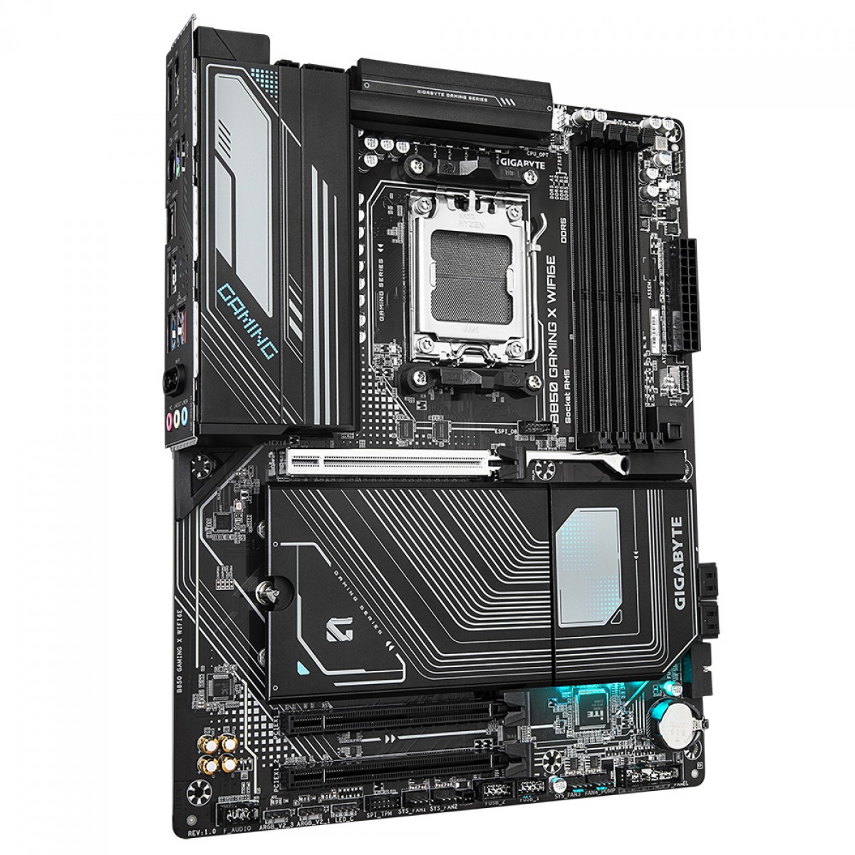 Placa Mãe Gigabyte B850 Gaming X WIFI6E, Chipset B850, AMD AM5, ATX, DDR5