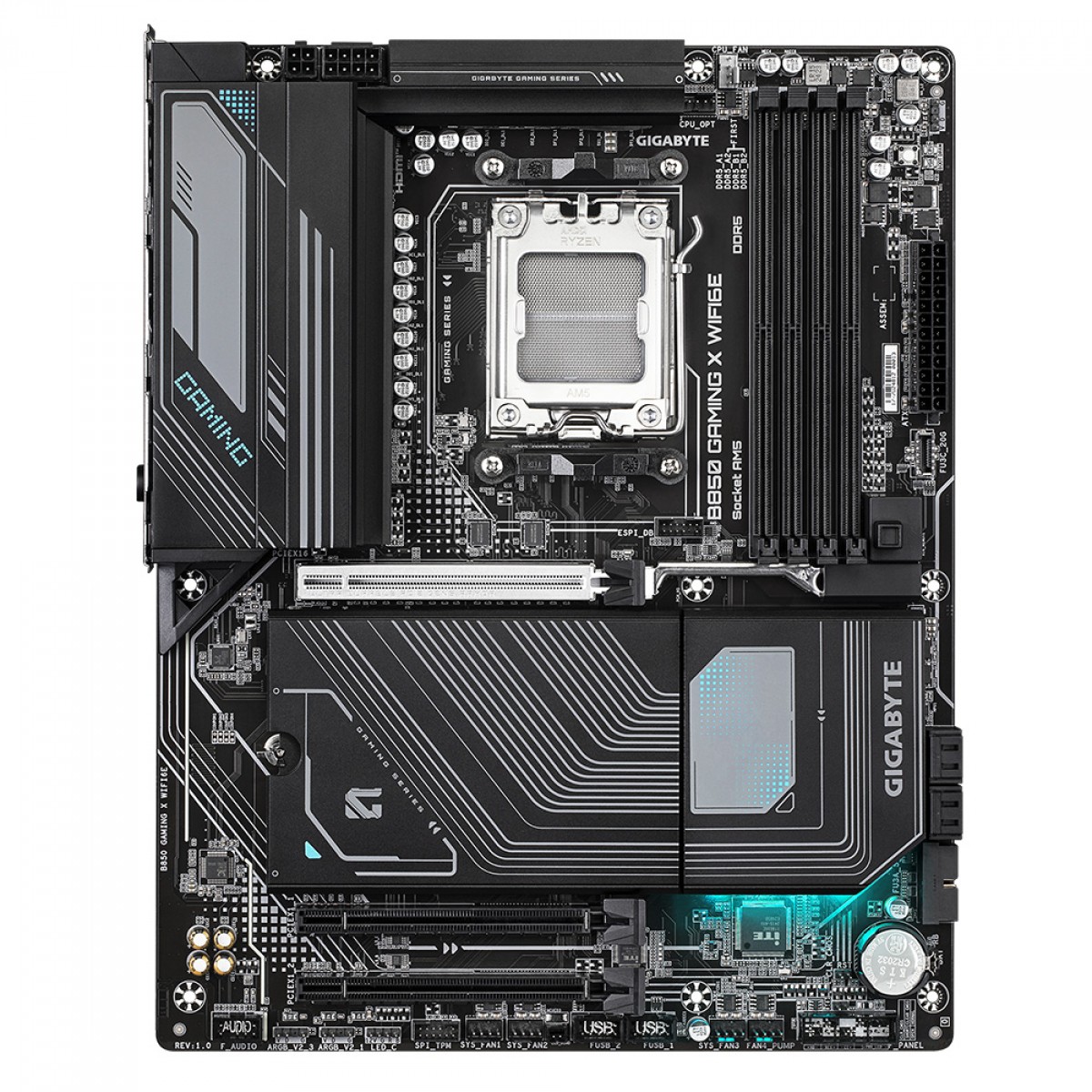 Placa Mãe Gigabyte B850 Gaming X WIFI6E, Chipset B850, AMD AM5, ATX, DDR5