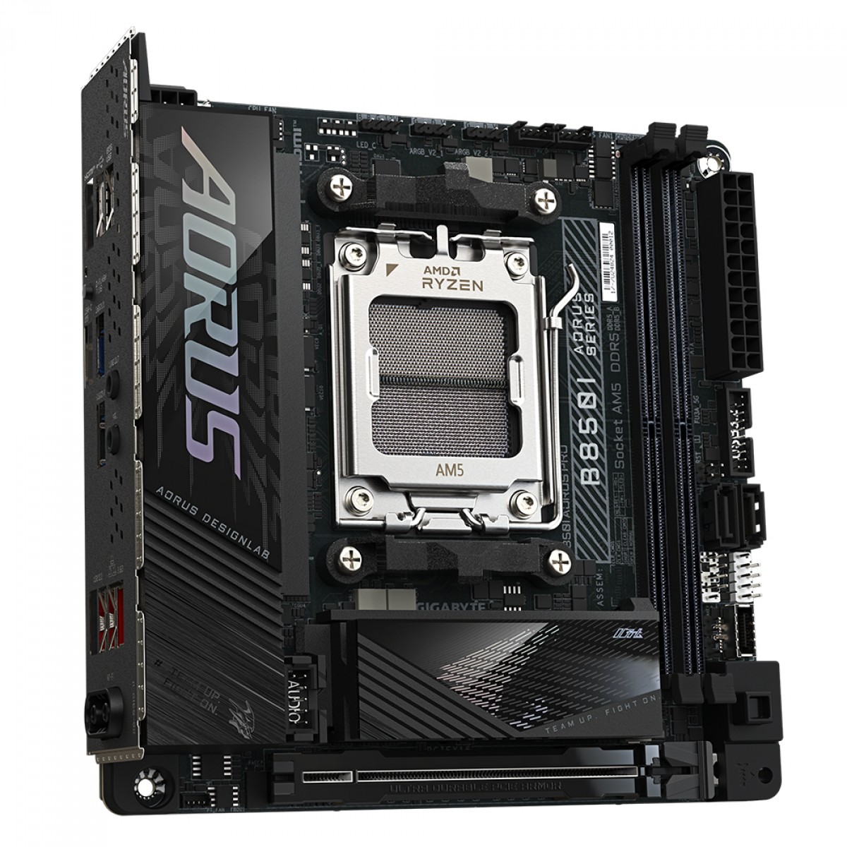 Placa Mãe Gigabyte B850I Aorus Pro, Chipset B850, WIFI 7, AMD AM5, Mini-ITX, DDR5