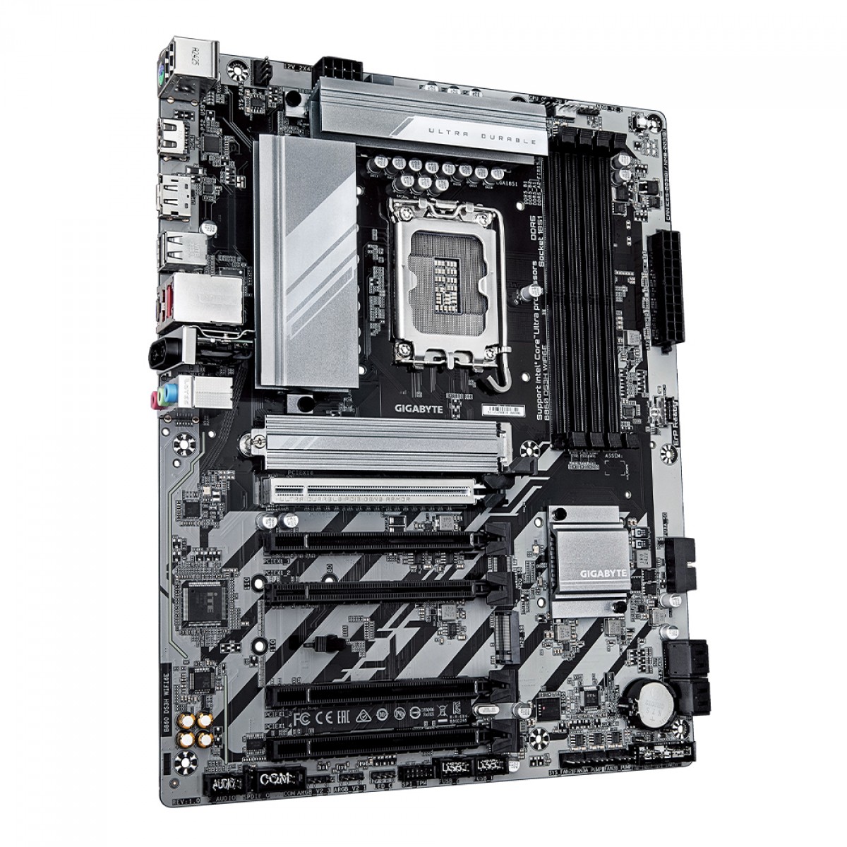 Placa Mãe Gigabyte B860 DS3H WIFI6E, Chipset B860, Intel LGA 1851, ATX, DDR5