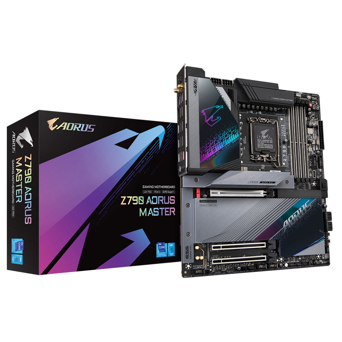 Placa Mãe Gigabyte Z790 Aorus Master, Chipset Z790, Intel LGA 1700, E-ATX, DDR5