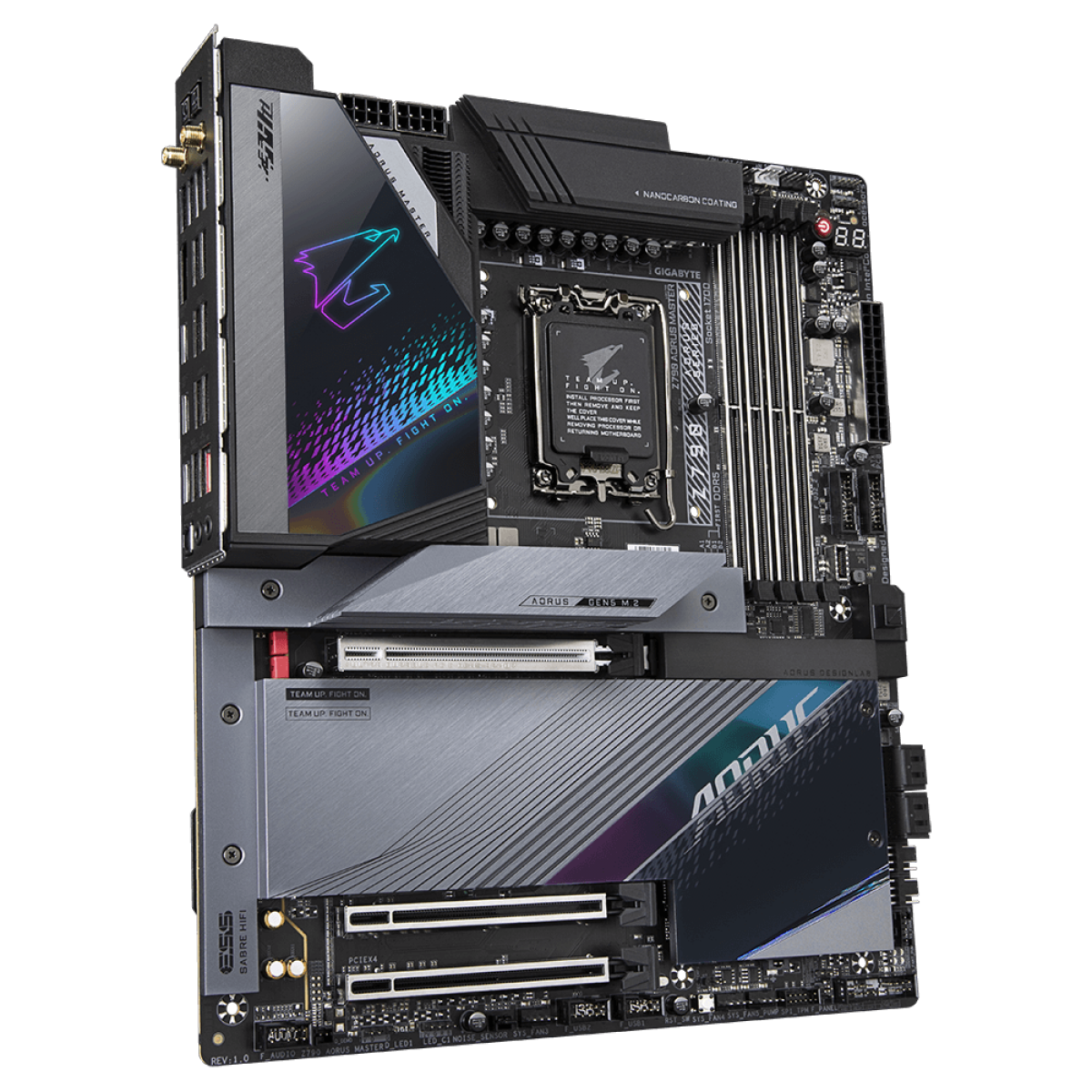 Placa Mãe Gigabyte Z790 Aorus Master, Chipset Z790, Intel LGA 1700, E-ATX, DDR5